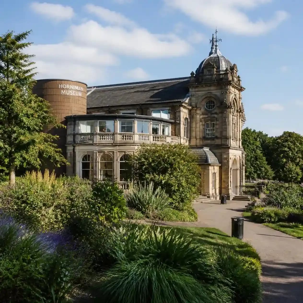 Horniman Museum and Gardens in Forest Hill, London, scenic historic museum building_compressed.webp