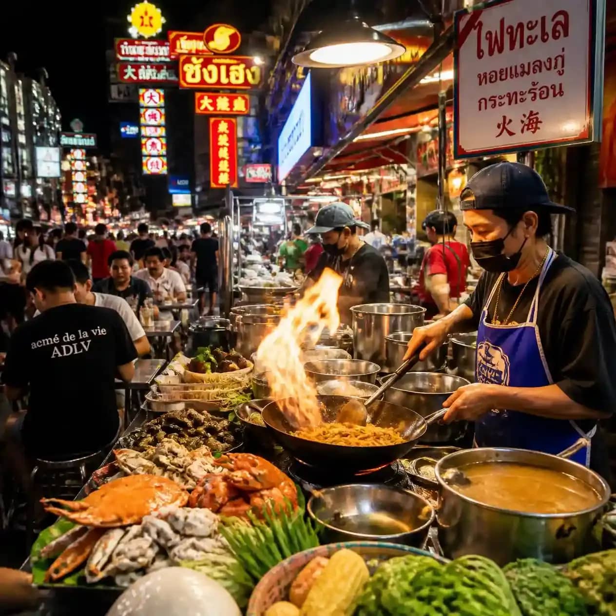 Local food in Bangkok, a vibrant street food scene featuring authentic i_compressed.webp