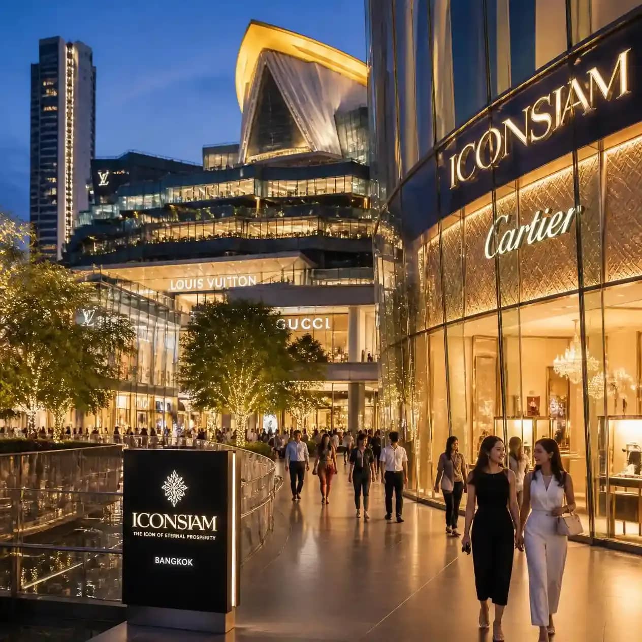 Luxury shopping malls in Bangkok, showcasing an upscale city retail scene with elegant modern_compressed.webp