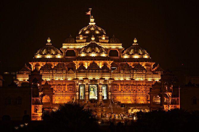 Akshardham Temple With Musical Fountain Show
