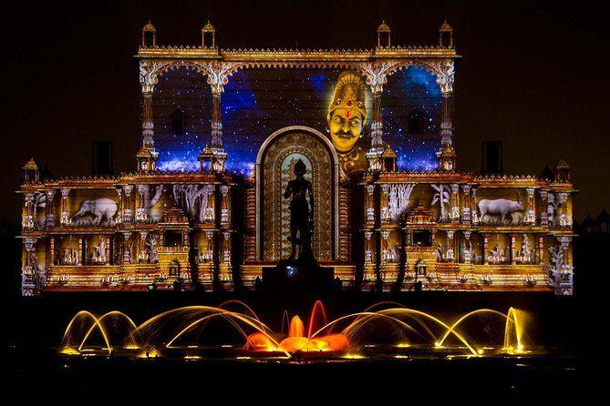 Akshardham Temple With Musical Fountain Show