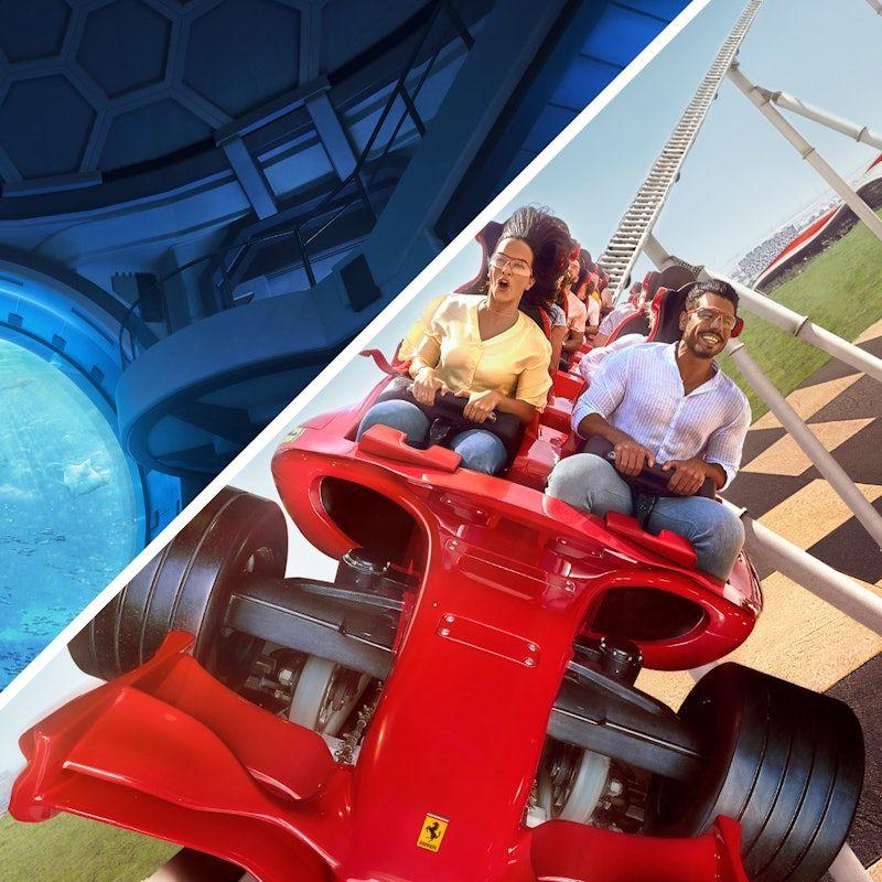 Yas Island Abu Dhabi Multi Park Ticket: 2 Parks