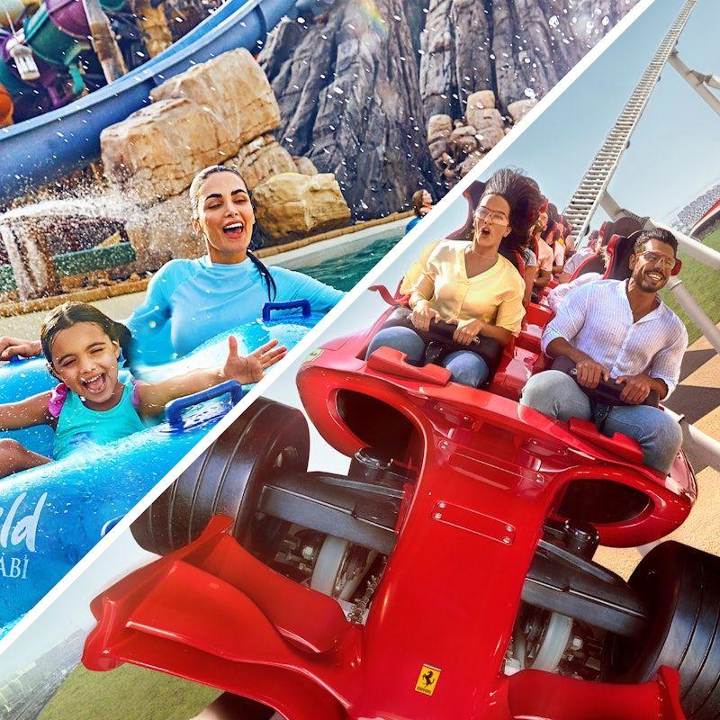 Yas Island Abu Dhabi Multi Park Ticket: 2 Parks
