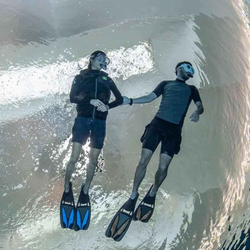 Snorkeling at Deep Dive Dubai