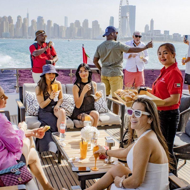 Dubai Marina: Superyacht Experience with Live Music & Drinks