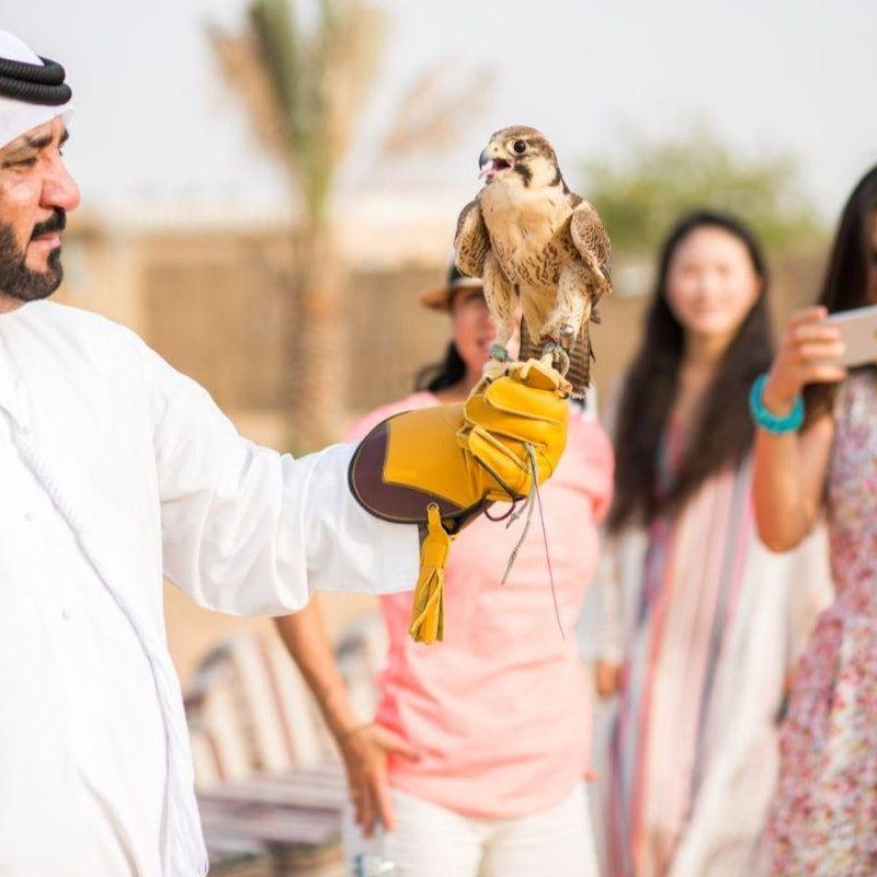 Dubai Hot Air Balloon Flight with Breakfast & Camel Ride
