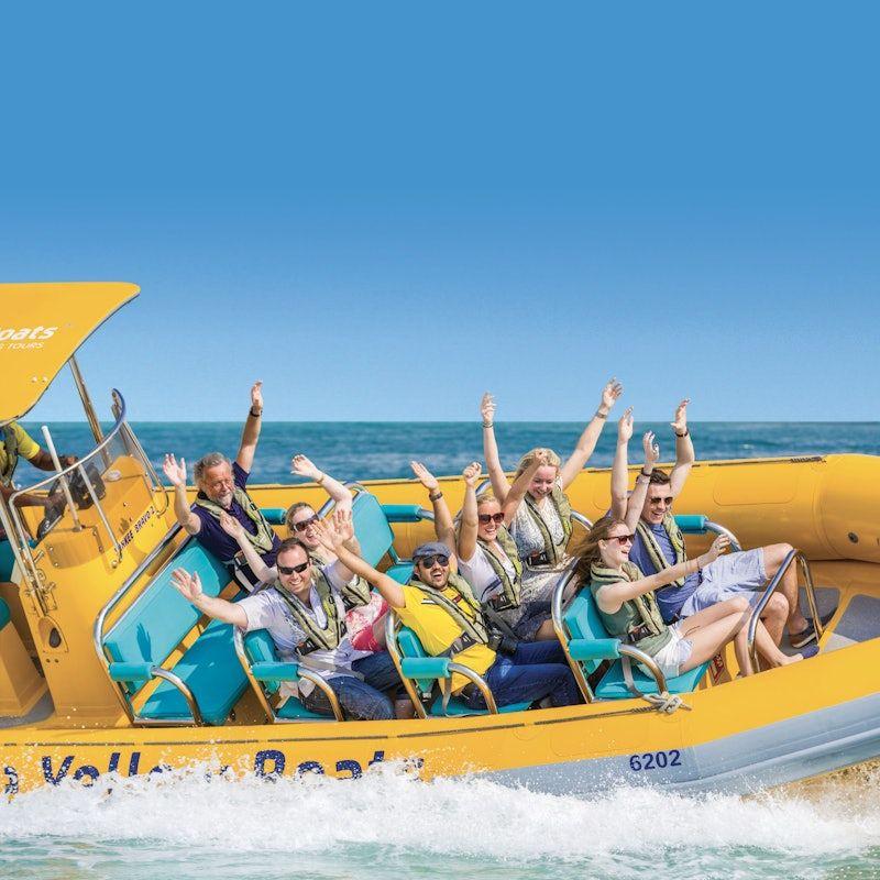The Yellow Boats: 45-Min Speedboat Tour to Atlantis