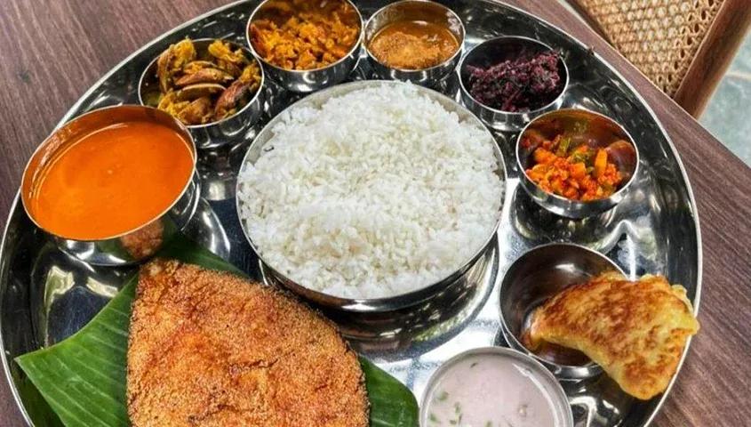 Rice plate - non vegetarian