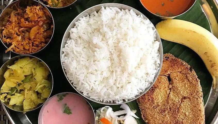 Rice plate - non vegetarian