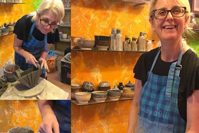 Wheel pottery workshop