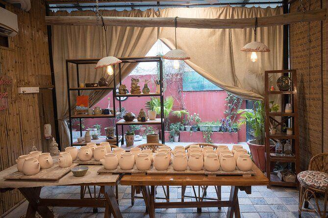 Wheel pottery workshop