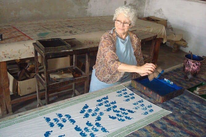 Bagru Block - printing walking tour - take you inside the houses that still work on this art
