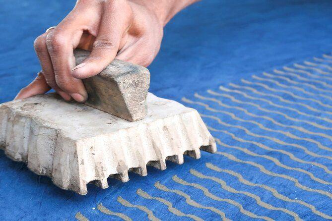 Bagru Block - printing walking tour - take you inside the houses that still work on this art