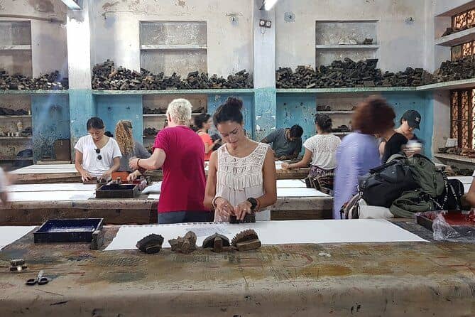 Bagru Block - printing walking tour - take you inside the houses that still work on this art