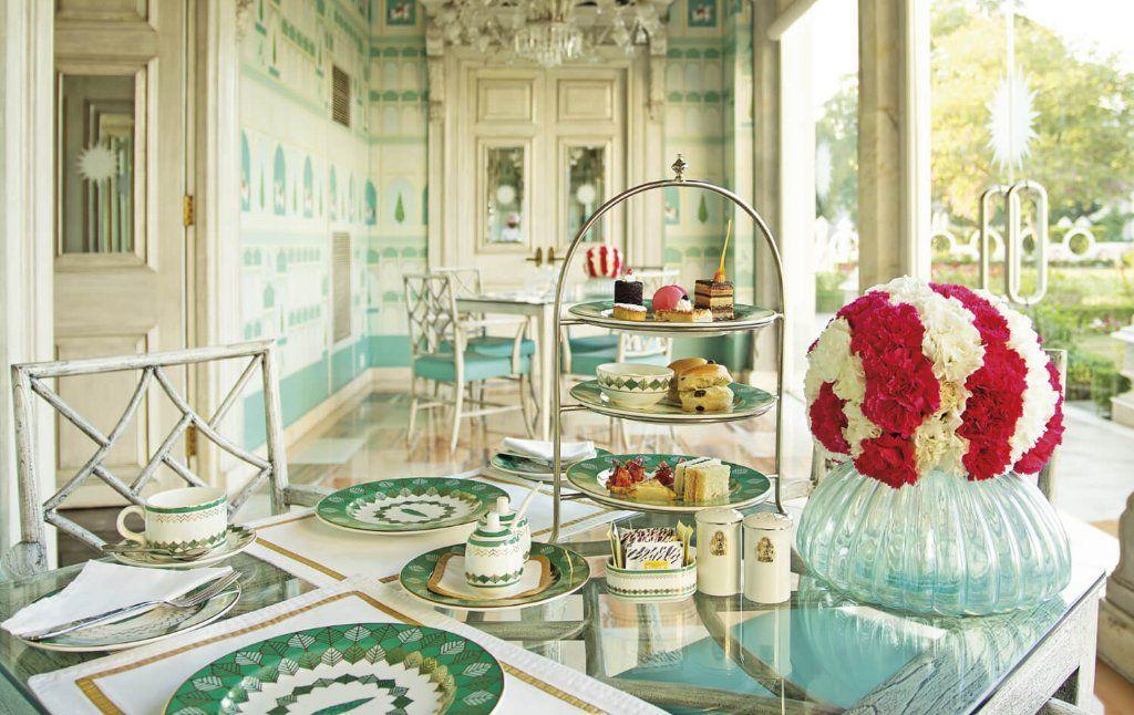 High tea at Rajmahal Palace