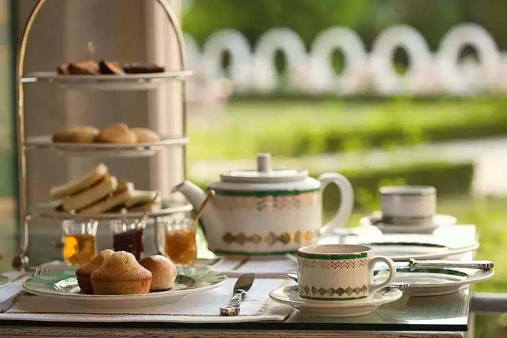 High tea at Rajmahal Palace