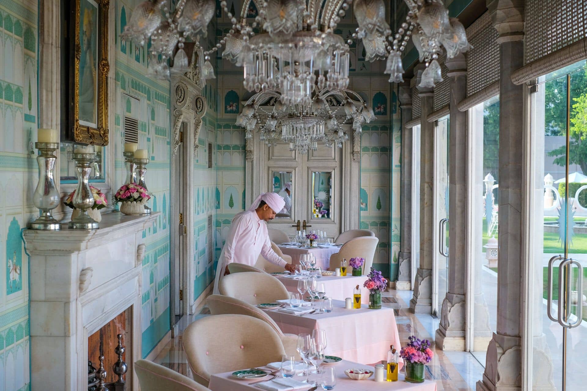 High tea at Rajmahal Palace
