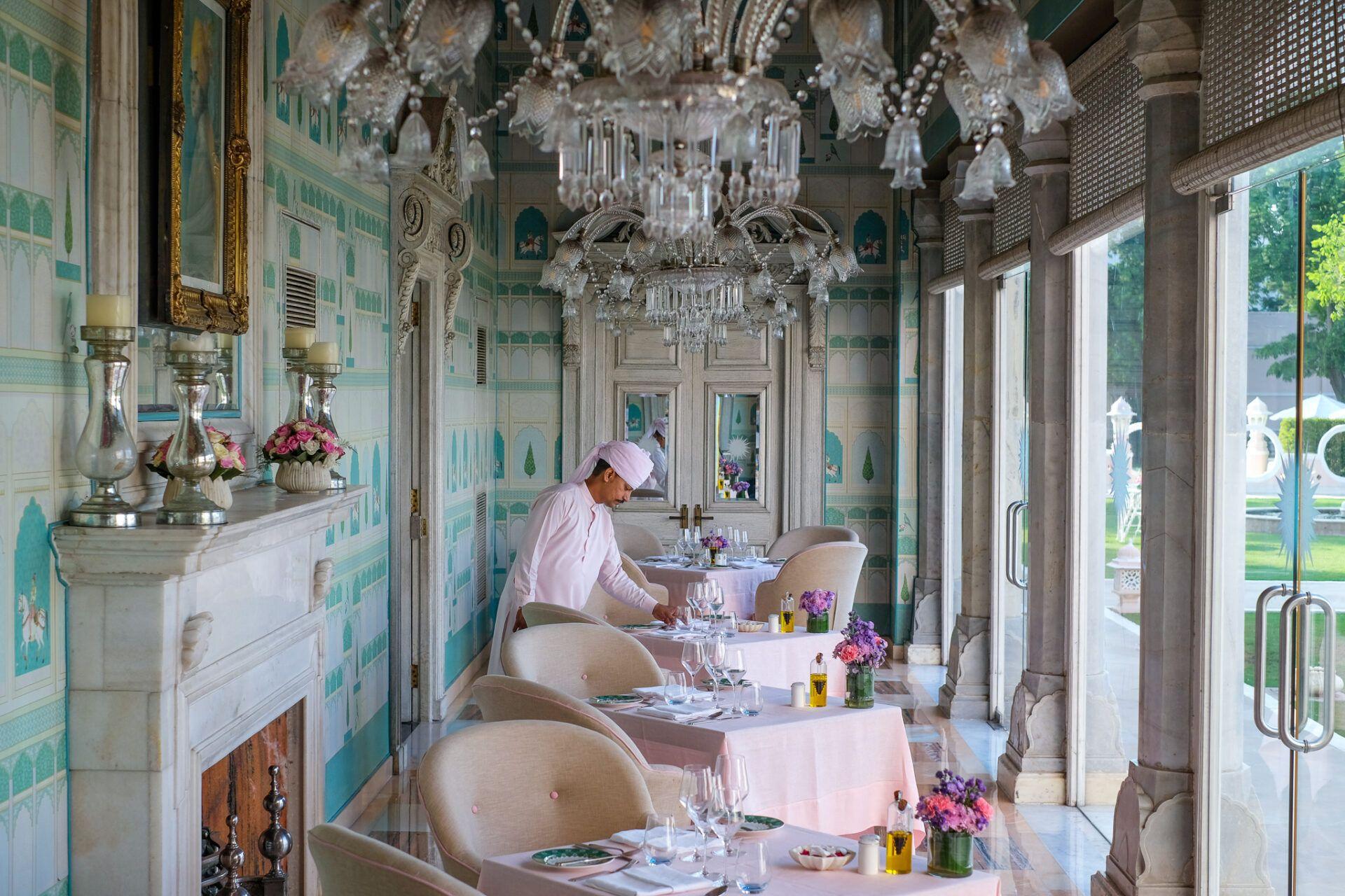 High tea at Rajmahal Palace