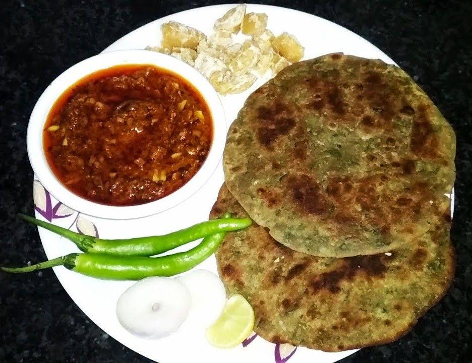 Bajra ki Roti with Lehsun Chutney